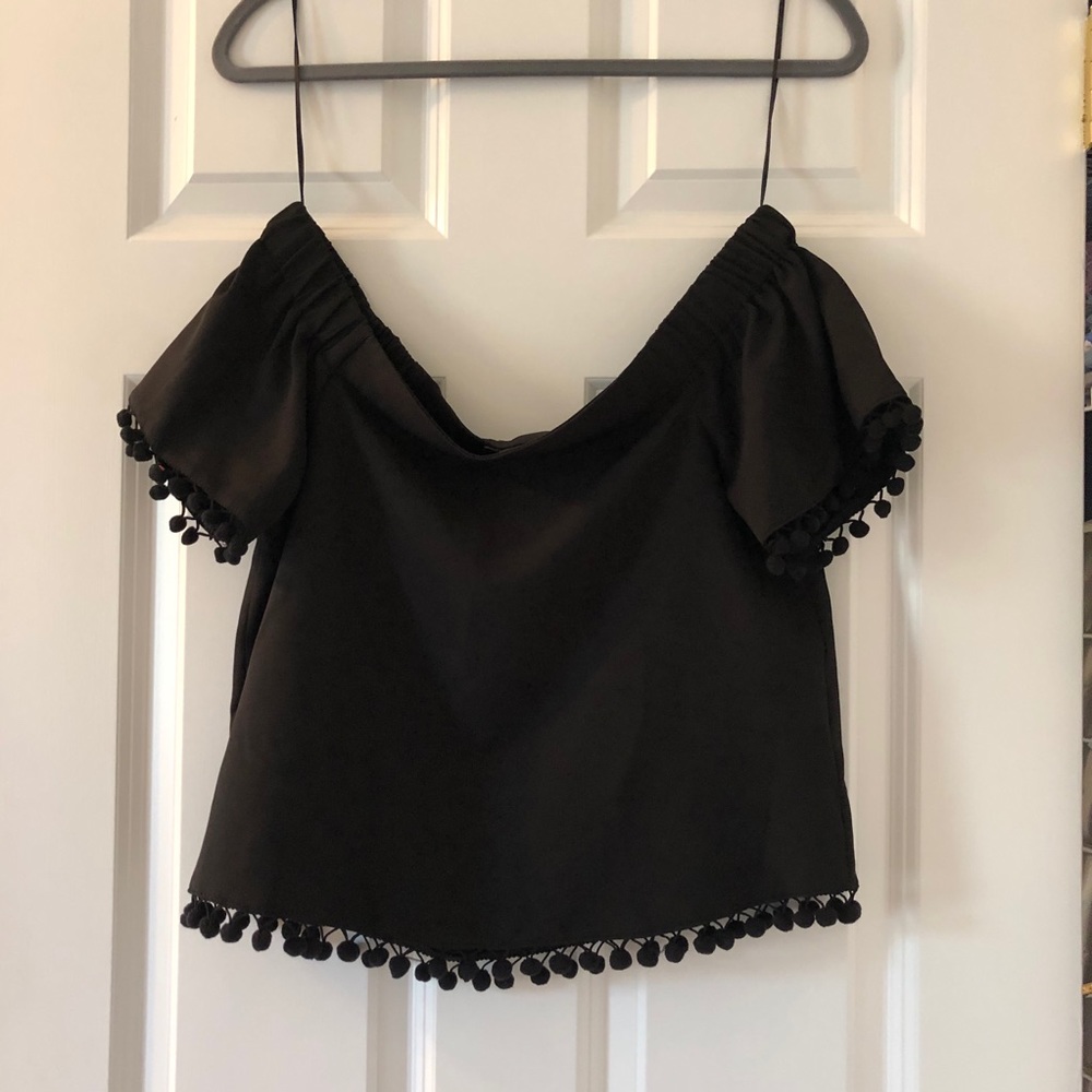 Willow & Clay top with Pom Pom detailing